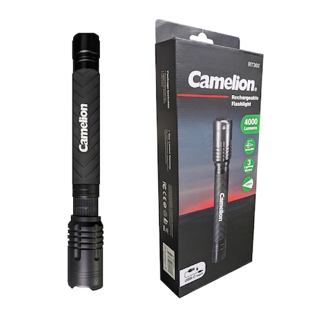 Camelion RT302 76W COB 4000LM Rechargeable Flashlight - 3 Lighting Modes RT302-CBH
